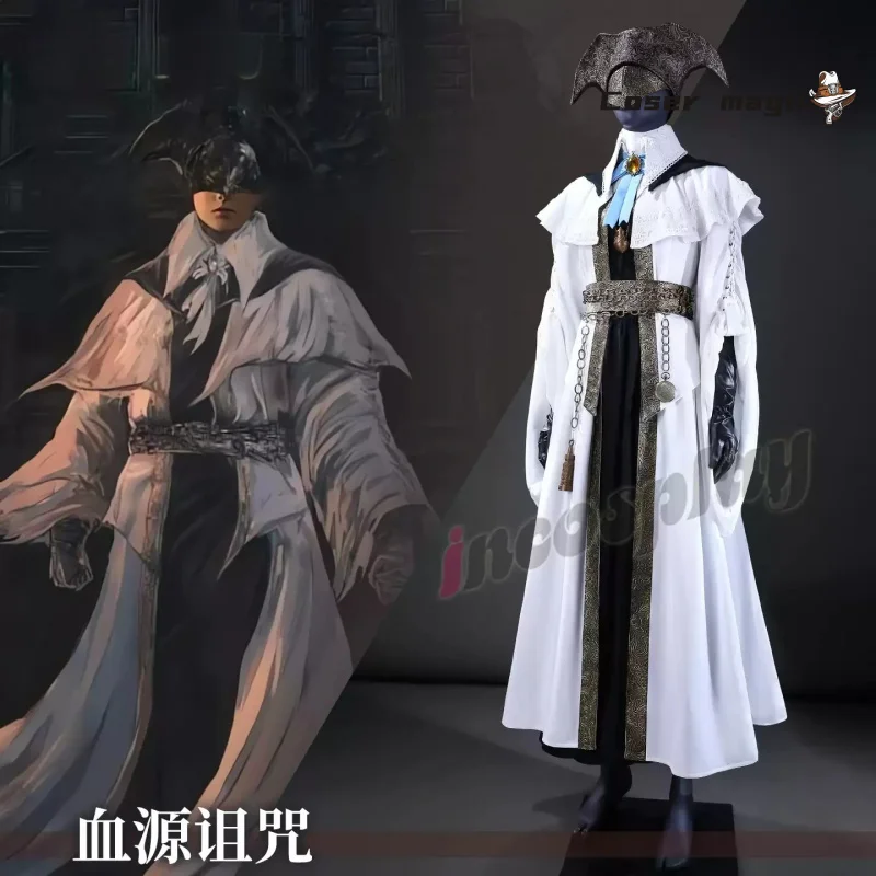 Bloodborne Cosplay Prop - ชุดคอสเพลย์วงประสานเสียง Bloodborne สำหรับงานปาร์ตี้ฮาโลวีนปี 2025 สำหรับผู้หญิงและผู้ชาย พร้อมอุปกรณ์ประกอบฉากงานคาร์นิวัลและเกม