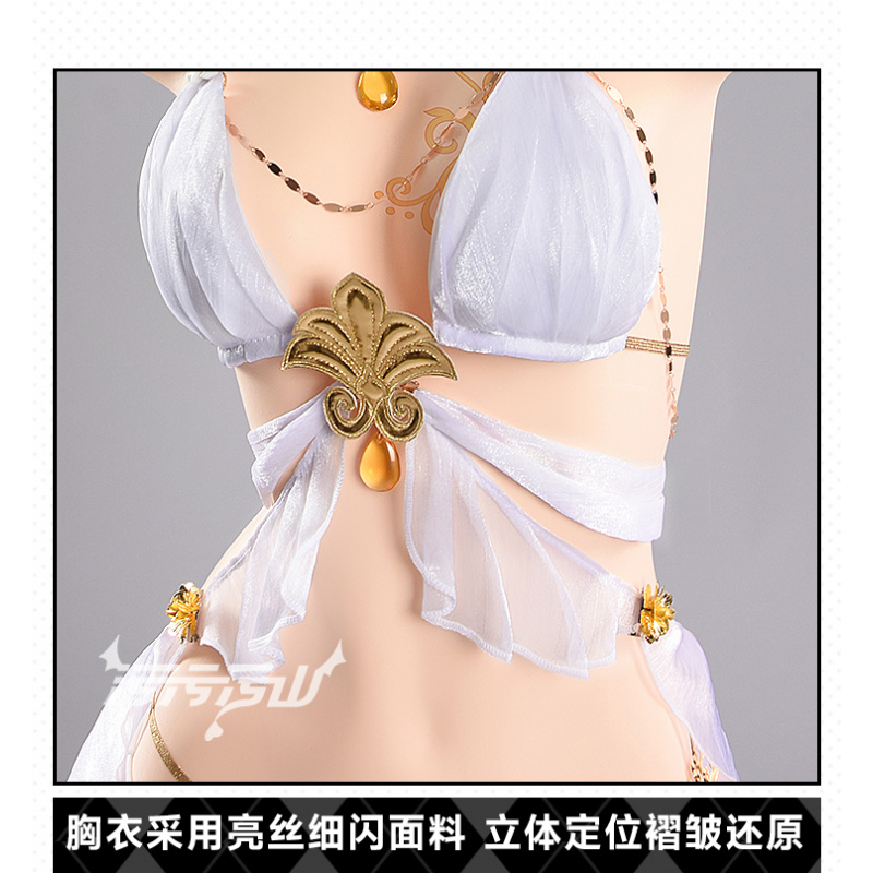 Prop De Cosplay - ชุดว่ายน้ำบิกินี่เซ็กซี่ของผู้หญิง อุปกรณ์เสริม ชุดแต่งกาย ฮาโลวีน คริสต์มาส ชุดชายหาด