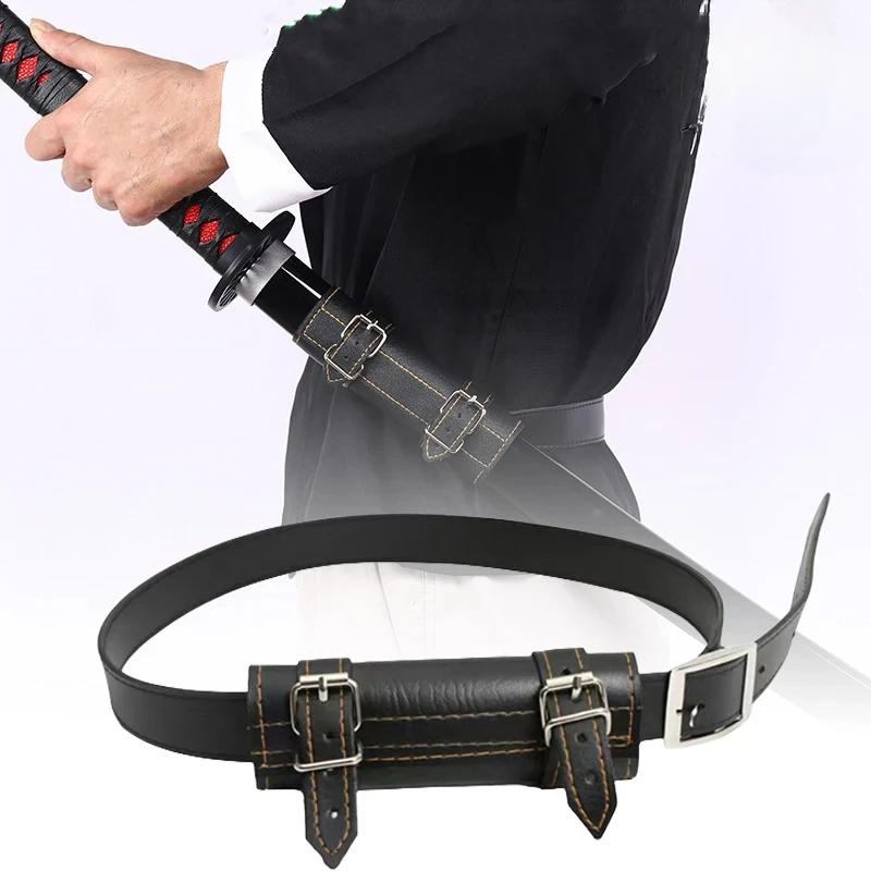 Cosplay Prop Dagger - ชุดคอสเพลย์ดาบซามูไรญี่ปุ่นจากเรื่อง Demon Slayer, ชุดสายรัดเอวสไตล์นินจาคาตานะ