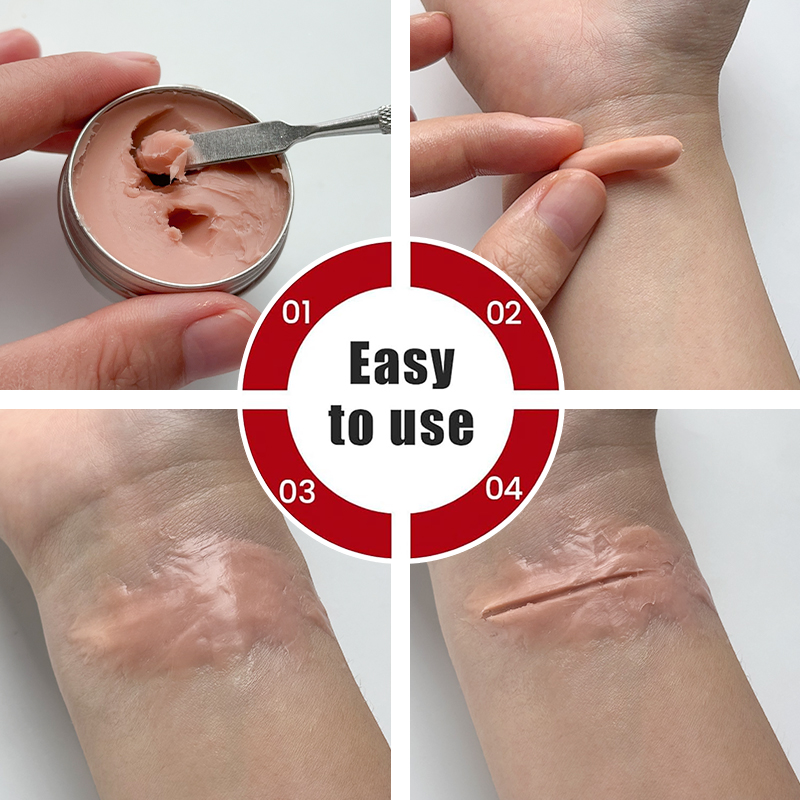 Body Paint Sfx - 15 กรัม แต่งหน้าเอฟเฟกต์พิเศษที่สมจริงและล้างออกได้, แว็กซ์แต่งหน้าเอฟเฟกต์พิเศษ, อุปกรณ์ประกอบฉากแว็กซ์ผิว, แว็กซ์ผิวสำหรับแต่งหน้าเอฟเฟกต์พิเศษซอมบี้