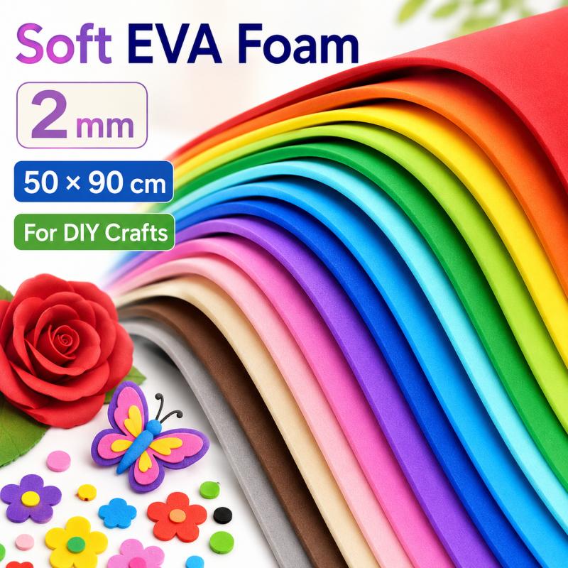 Cosplay Props Eva Foam - แผ่นโฟม EVA สีสันสดใส หนา 2 มม.