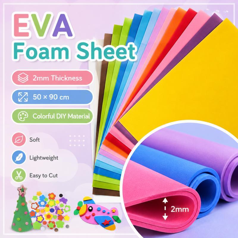 แผ่นโฟม EVA หนา 2 มม. สีสันสดใ - Cosplay Props Eva Foam บทวิจารณ์และราคา
