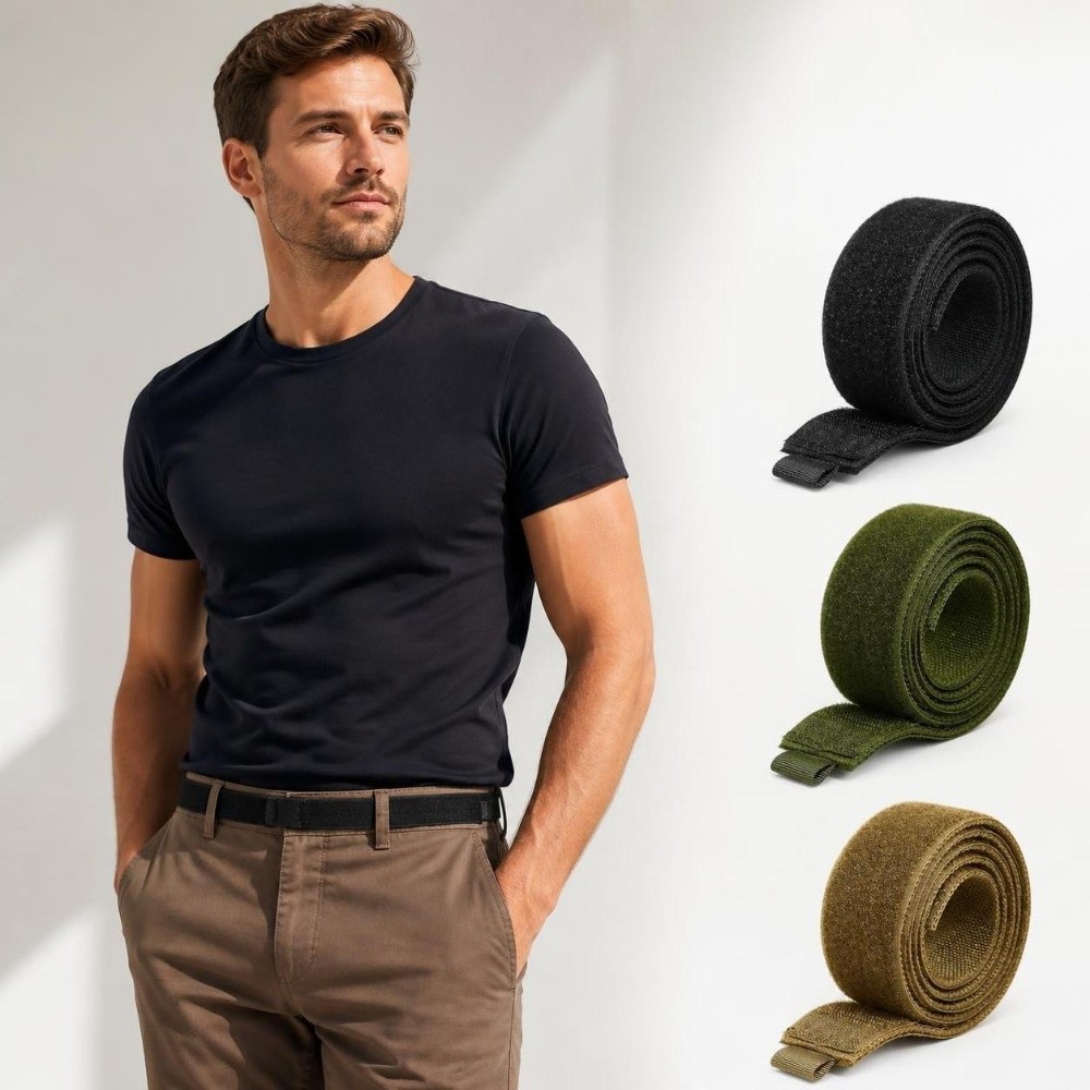 เข็มขัดไนลอนแบบเรียบง่าย น้ำหน - Velcro Hook Loop บทวิจารณ์และราคา