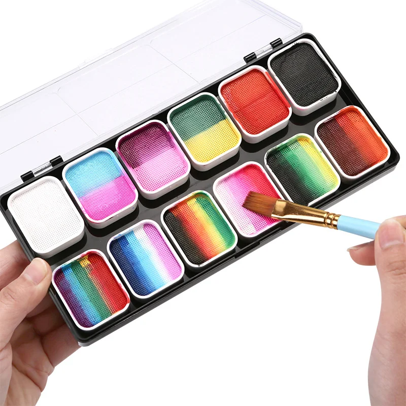 Multicolor Body Face Painting  - Cosplay Prop Paint บทวิจารณ์และราคา