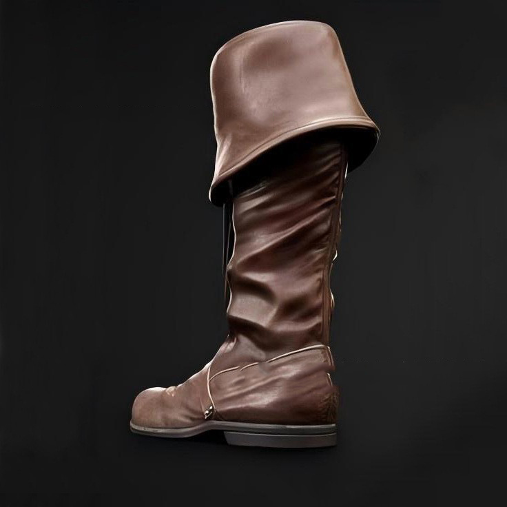 รองเท้าบูทหนังเทียมสไตล์โจรสลั - Bloodborne Cosplay Prop บทวิจารณ์และราคา