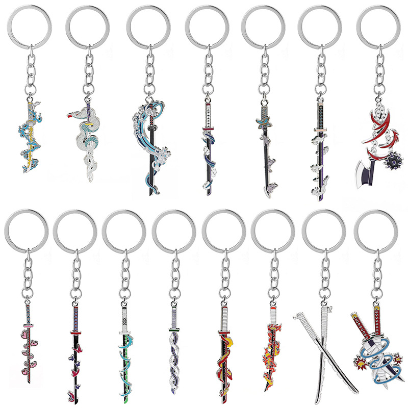 พวงกุญแจอนิเมะดาบพิฆาตอสูร 15  - Cosplay Prop Dagger บทวิจารณ์และราคา