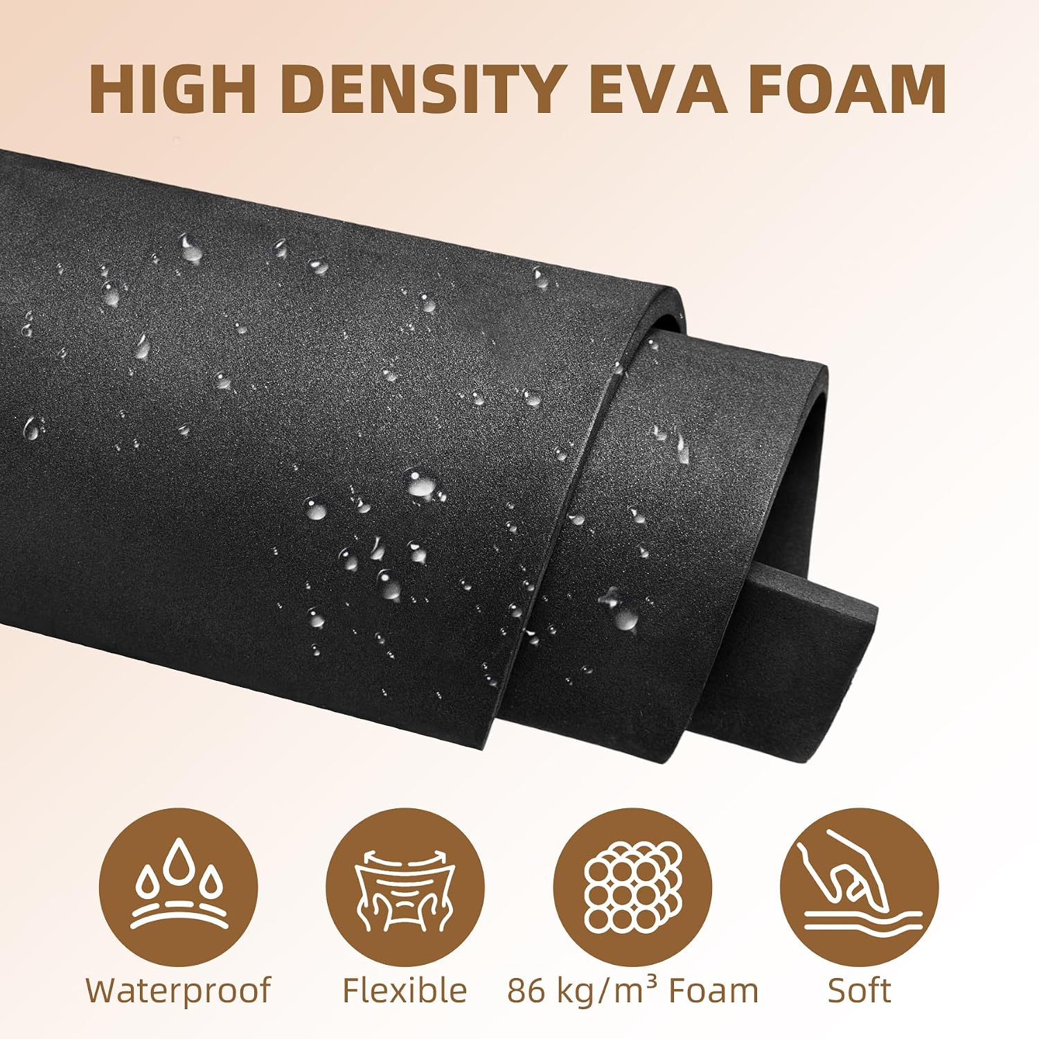 แผ่นโฟม EVA ขนาด 1 มม. 2 มม. / - Cosplay Props Eva Foam บทวิจารณ์และราคา